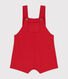 Korte babysalopette van lichte fleece