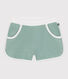 Short enfant en coton éponge uni