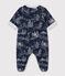 Pyjama voor babyjongens blauw SMOKING/wit ECUME