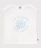 Tee-shirt enfant manches courtes en coton blanc