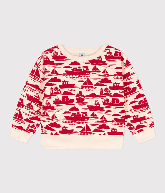 Sweatshirt en molleton imprimé enfant garçon rouge AVALANCHE/ ROUGE