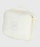 Geschenkendoos van geborduurd katoenen gaas voor baby's wit MARSHMALLOW
