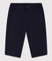 Babybroek in stevige keperstof blauw SMOKING
