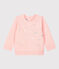 Sweat en molleton bébé. rose MINOIS