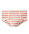 Culotte haute en côte 2x2 beige COQUILLE/rose PETAL