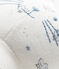 Doudou lapin bébé mixte imprimé blanc LAIT/blanc MULTICO