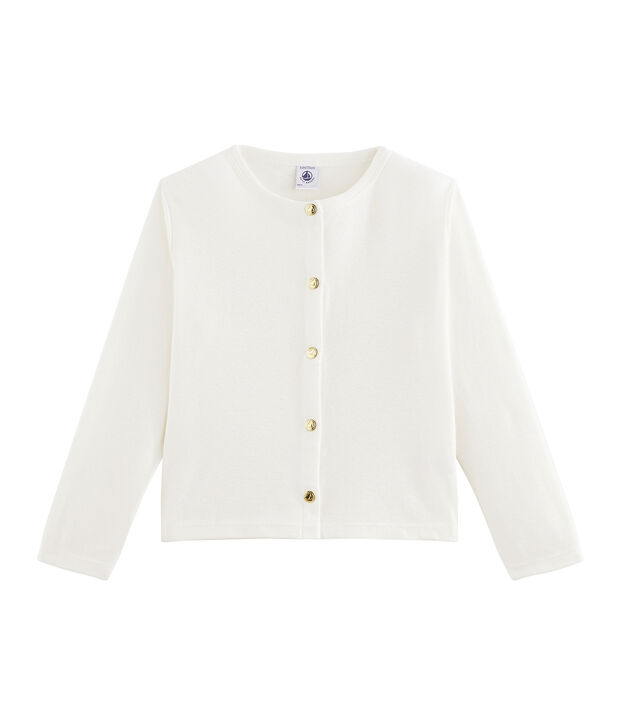 Cardigan enfant fille blanc