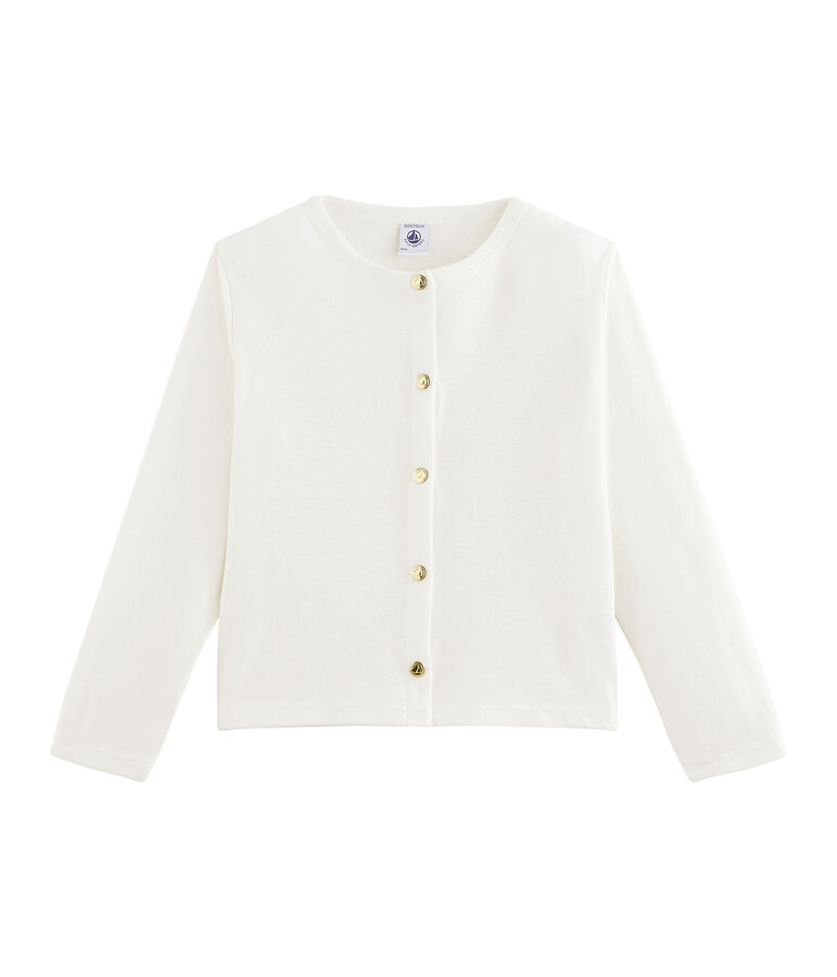 Cardigan enfant fille blanc
