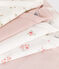 Lot de 5 bodies croisés manches longues en coton bébé variante 1