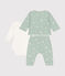 Driedelig babysetje van tubic groen HERBIER/wit MULTICO