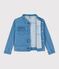 Denim jasje voor meisje-jongen blauw DENIM CLAIR