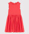 Robe sans manches en lin enfant fille orange JUPITER