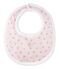 Bavoir bébé mixte imprimé rose VIENNE/blanc MULTICO