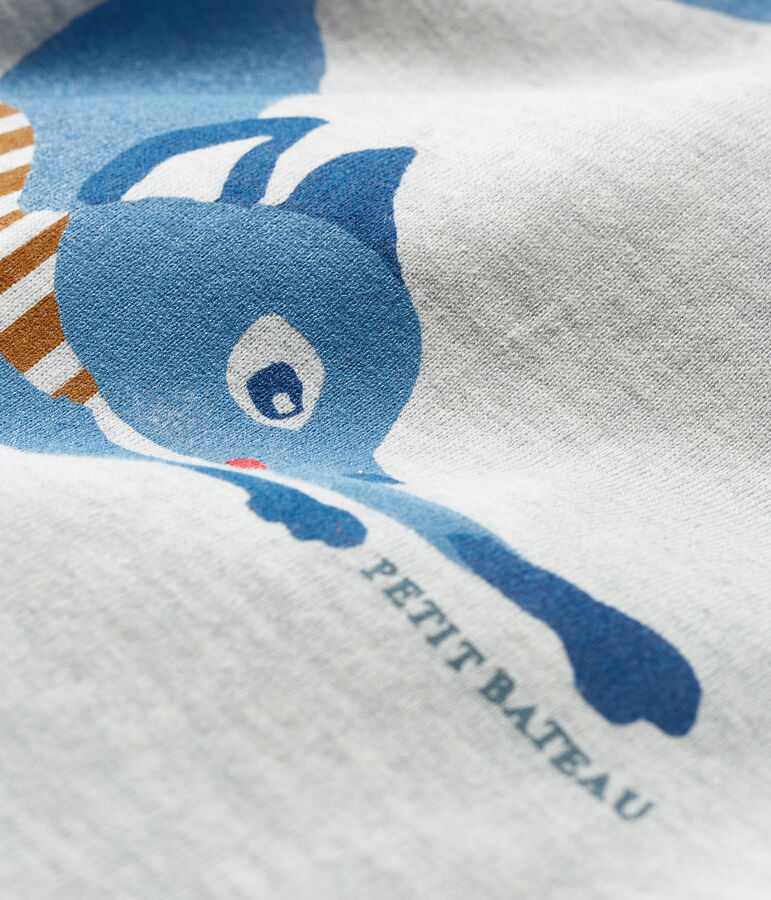 T-shirt met lange mouwen babyjongen grijs