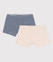 Lot de 2 shorties petite fille en coton variante 1