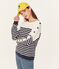 Pull marin femme bleu SMOKING/blanc MARSHMALLOW