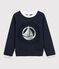 Sweatshirt meisjes kinderen blauw SMOKING