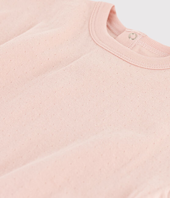 Katoenen T-shirt met lange mouwen van tubic roze SALINE