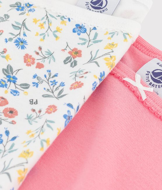 Lot de 2 chemises à bretelles fleurs petite fille en coton variante 1