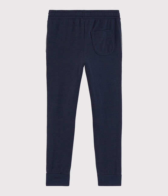 Pantalon de jogging en jersey enfant garçon bleu SMOKING