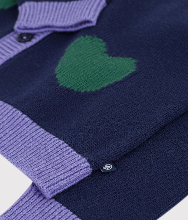 Effen cardigan van katoenen en wol voor kinderen SOIR