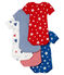 Set met 5 body's met korte mouwen voor babyjongens VARIANTE 1 CN