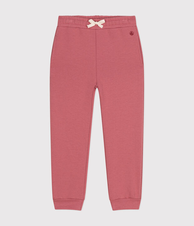 Fleece joggingbroek voor meisjes roze