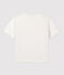 T-shirt voor jongens wit MARSHMALLOW