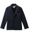 Blazer in zware jersey voor jongens blauw SMOKING