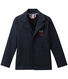 Blazer in zware jersey voor jongens