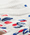 Chaussettes bébé fille imprimées blanc MARSHMALLOW/blanc MULTICO