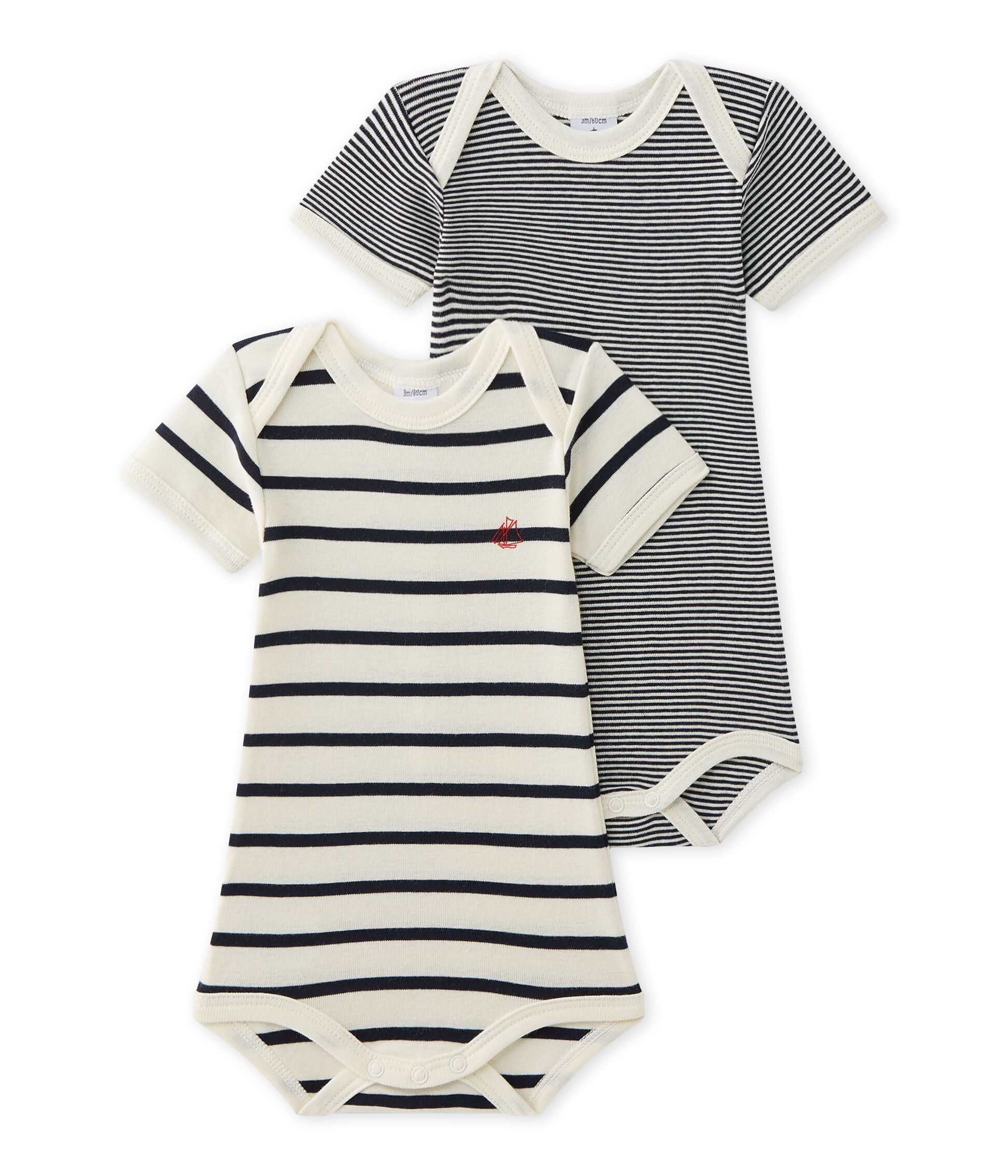 Petit Bateau Body Mixte b/éb/é Lot de 5