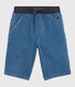 Bermuda denim responsable enfant garçon
