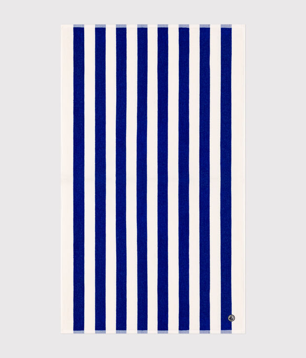 GESTREEPTE TERRY STRAND HANDDOEK multicouleur