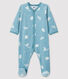 Fluwelen yeti slaappakje babyjongen