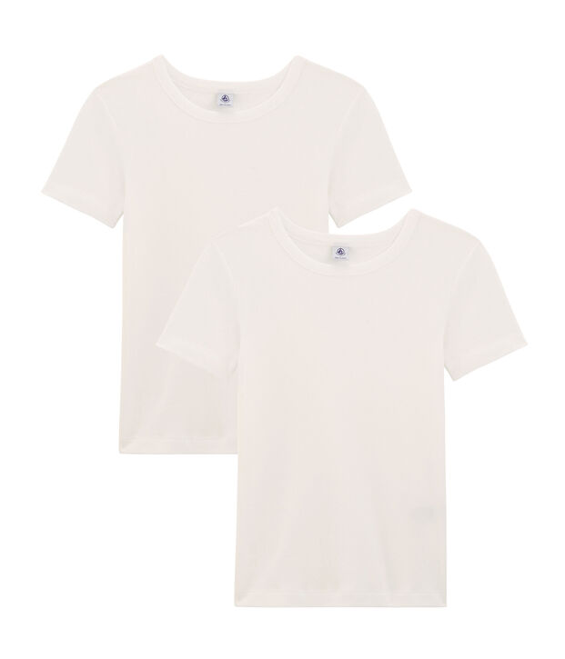 Set van 2 iconische T-shirts met korte mouwen vrouwen multicouleur