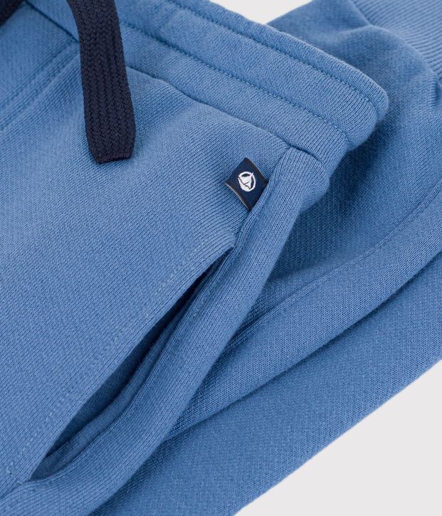 Pantalon de jogging enfant en coton bleu