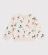 Sweatshirt en molleton enfant fille