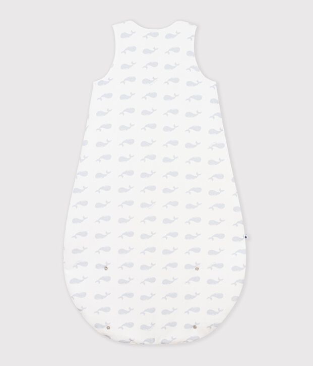 Gigoteuse b&eacute;b&eacute; en coton imprim&eacute; baleine TOG 3 blanc/bleu