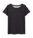 Oversized dames-T-shirt in ultradunne, gemêleerde tubicstof