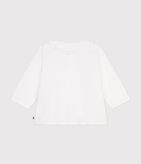 Blouse en coton piqué bébé blanc ECUME