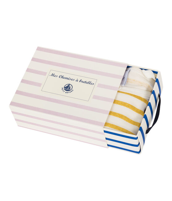 Twee shirts met schouderbandjes voor meisjes variante 1