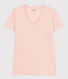 Tee-shirt LE DROIT col V en coton Femme