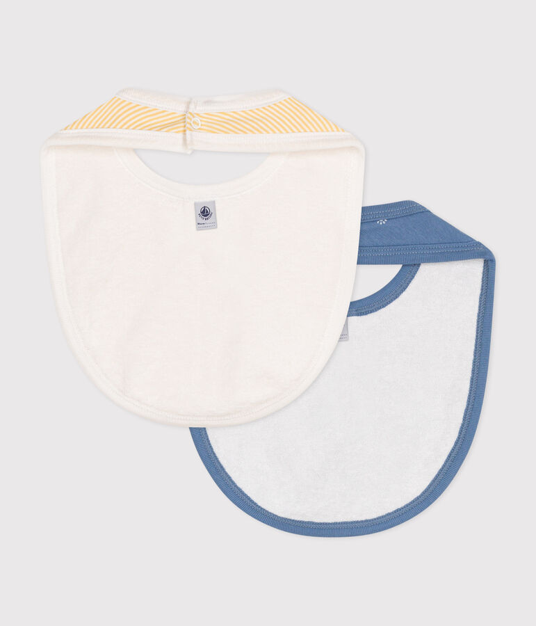 Lots de 2 bavoirs imprim&eacute;s b&eacute;b&eacute; variante 1