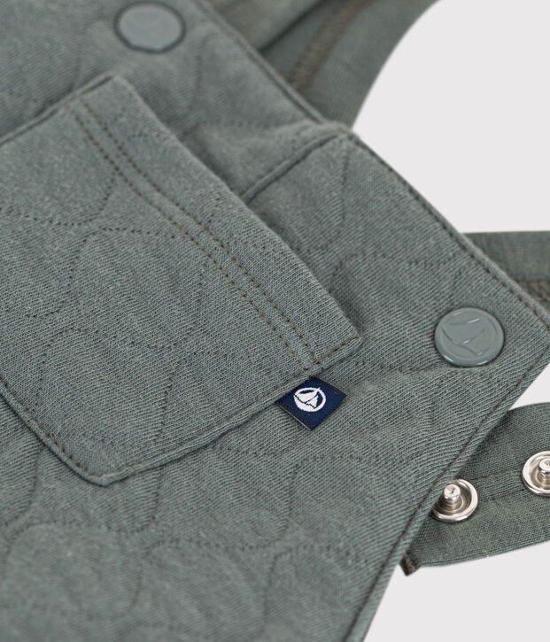 Lange tuinbroek uit doorgestikte tubic voor baby's THUYA