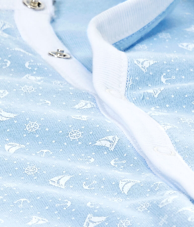 Uniseks 2-in-1 combizak blauw TOUDOU/wit ECUME