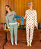 Pyjama cœur femme en coton blanc AVALANCHE/ MULTICO
