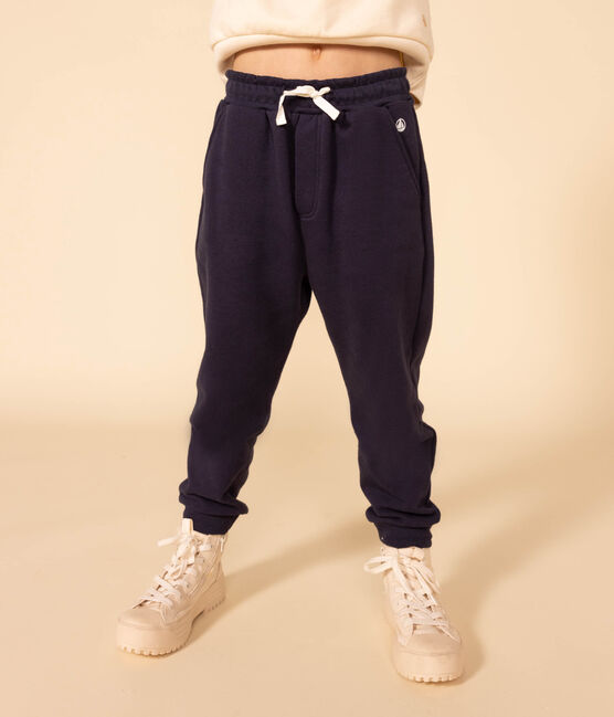 Pantalon de jogging enfant garçon bleu SMOKING
