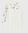 Set met 2 T-shirts lange mouwen meisjes met bloemenprint variante 1