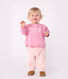Katoenen babysweatshirt met vintage Petit Bateau-motief